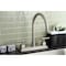 Kingston Brass KS8798CQLLS Claremont Centerset Kitchen Faucet, Brushed Nickel KS8798CQLLS - alternate 2